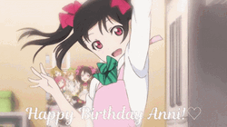 Happy Birthday Anime Aruu Nico GIF