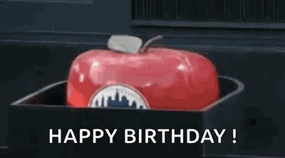 Happy Birthday Apple In Box GIF