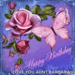 Happy Birthday Aunt Barbara GIF