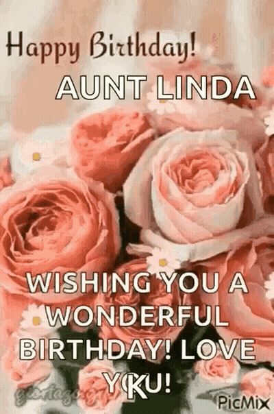 Happy Birthday Aunt Linda GIF