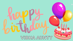Happy Birthday Aunt Vibha GIF