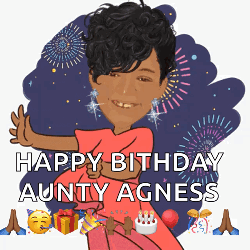 Happy Birthday Aunty Agness GIF