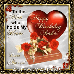 Happy Birthday Babe My Man GIF