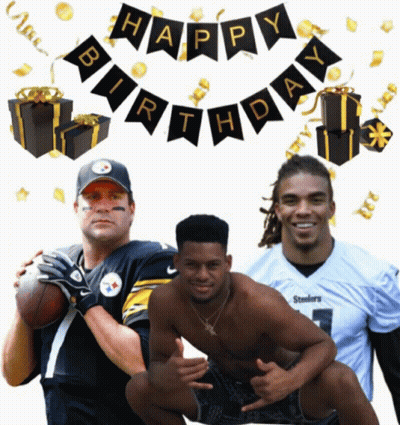 Happy Birthday Banner Surrounded By Gifts And Confetti GIF