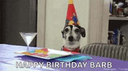 Happy Birthday Barb The Dog Says Snoopy GIF