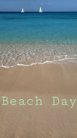 Happy Birthday Beach Day GIF