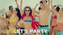 Happy Birthday Beach Party On Mind GIF