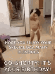 Happy Birthday Beautiful Sassy Baby GIF