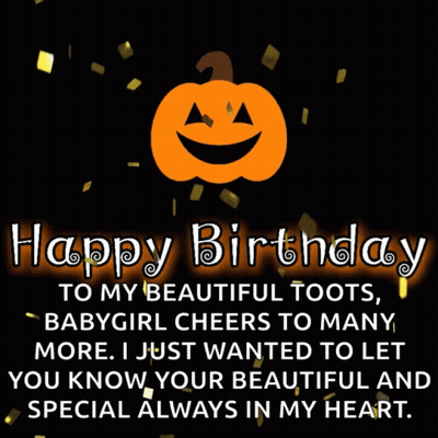 Happy Birthday Beautiful Toots Babygirl Cheers GIF