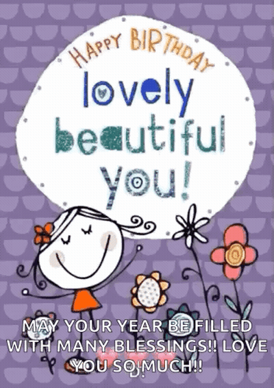 Happy Birthday Beautiful You GIF