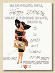 Happy Birthday Bestfriend Proud Of You GIF