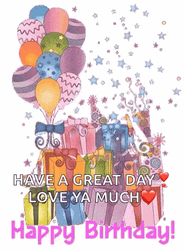 Happy Birthday Blessings Have A Great Day GIF