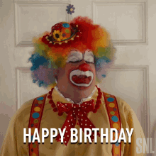 Happy Birthday Boss Funny Clown Greeting Entertainment GIF