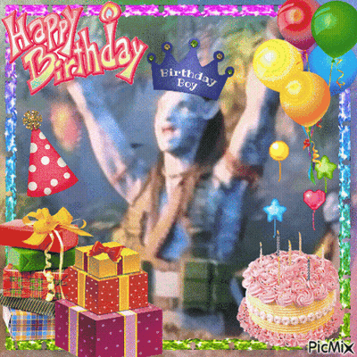 Happy Birthday Boy Wearing Crown GIF