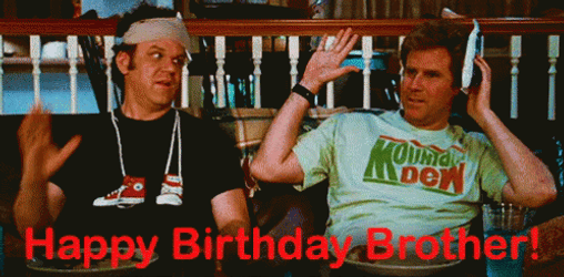 Happy Birthday Bro GIFs | GIFDB.com