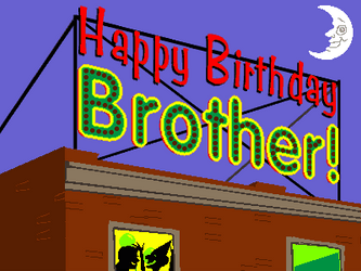 Happy Birthday Bro Led Light GIF