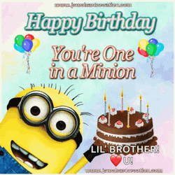 Happy Birthday Bro GIF