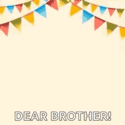 Happy Birthday Brother In Law Balloons With Gift GIF