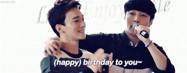 Happy Birthday Brother In Law EXO Chen Lay GIF