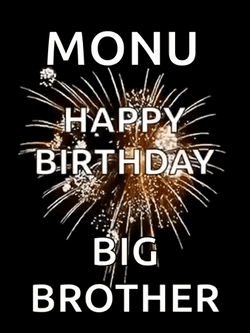 Happy Birthday Brother In Law Fireworks GIF