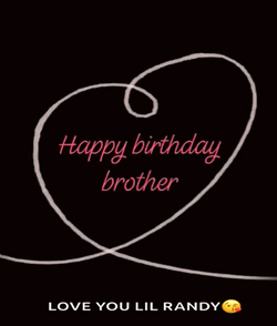 Happy Birthday Brother In Law Lil Randy GIF