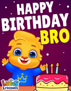 Happy Birthday Brother In Law Lucas And Friends GIF