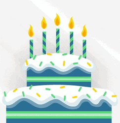 Happy Birthday Cake Cute Art