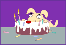 Happy Birthday Cake Dog Smash