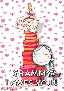 Happy Birthday Cake GIF
