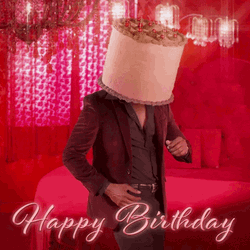 Happy Birthday Cake Man