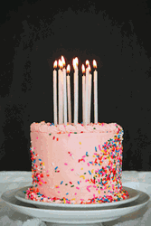 Happy Birthday Cake Pink