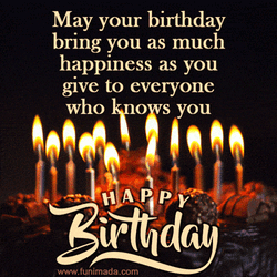 Happy Birthday Candles GIF