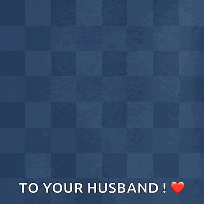 Happy Birthday Card For Husband With Balloons GIF