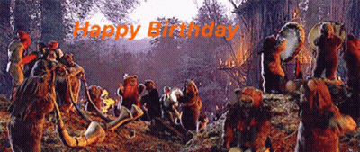 Happy Birthday Card With Animals GIF