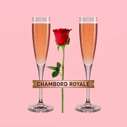 Happy Birthday Champagne Rose Cocktail