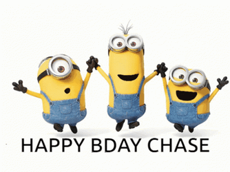 Happy Birthday Chase Minions GIF