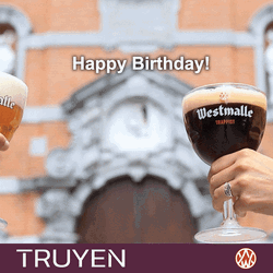 Happy Birthday Cheers Beer Celebration GIF