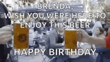 Happy Birthday Cheers Beer Greeting Meme GIF