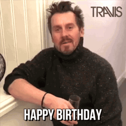 Happy Birthday Cheers Wine Sparkle GIF