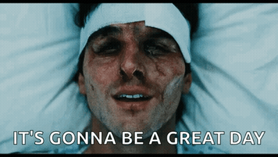 Happy Birthday Clown In Striped Hat GIF