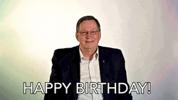 Happy Birthday Confetti From Old Man GIF