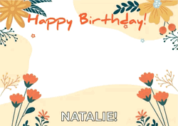 Happy Birthday Dachshund Natalie Pink Theme GIF
