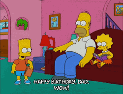 Happy Birthday Dad The Simpsons Gift GIF