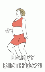 Happy Birthday Dance Crazy Party Mom GIF