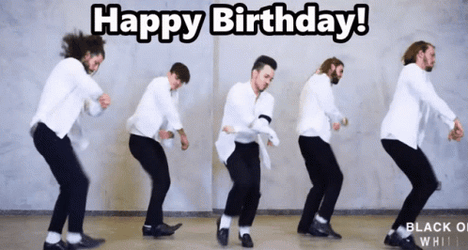 Happy Birthday Dancing All Boys GIF