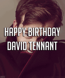Happy Birthday David Tennant Collage Greeting GIF