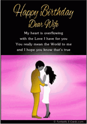 Happy Birthday Dear Wife GIF