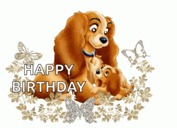 Happy Birthday Disney Lady And The Tramp GIF