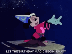 Happy Birthday Disney Mickey Mouse Magic GIF