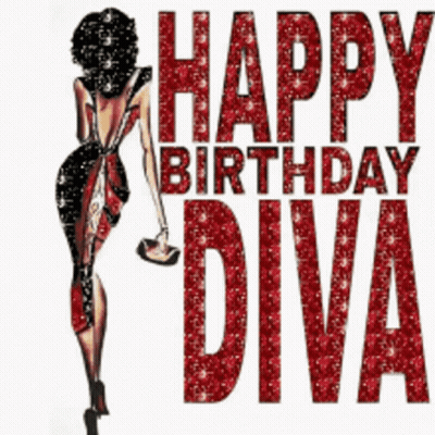Happy Birthday Diva Poster